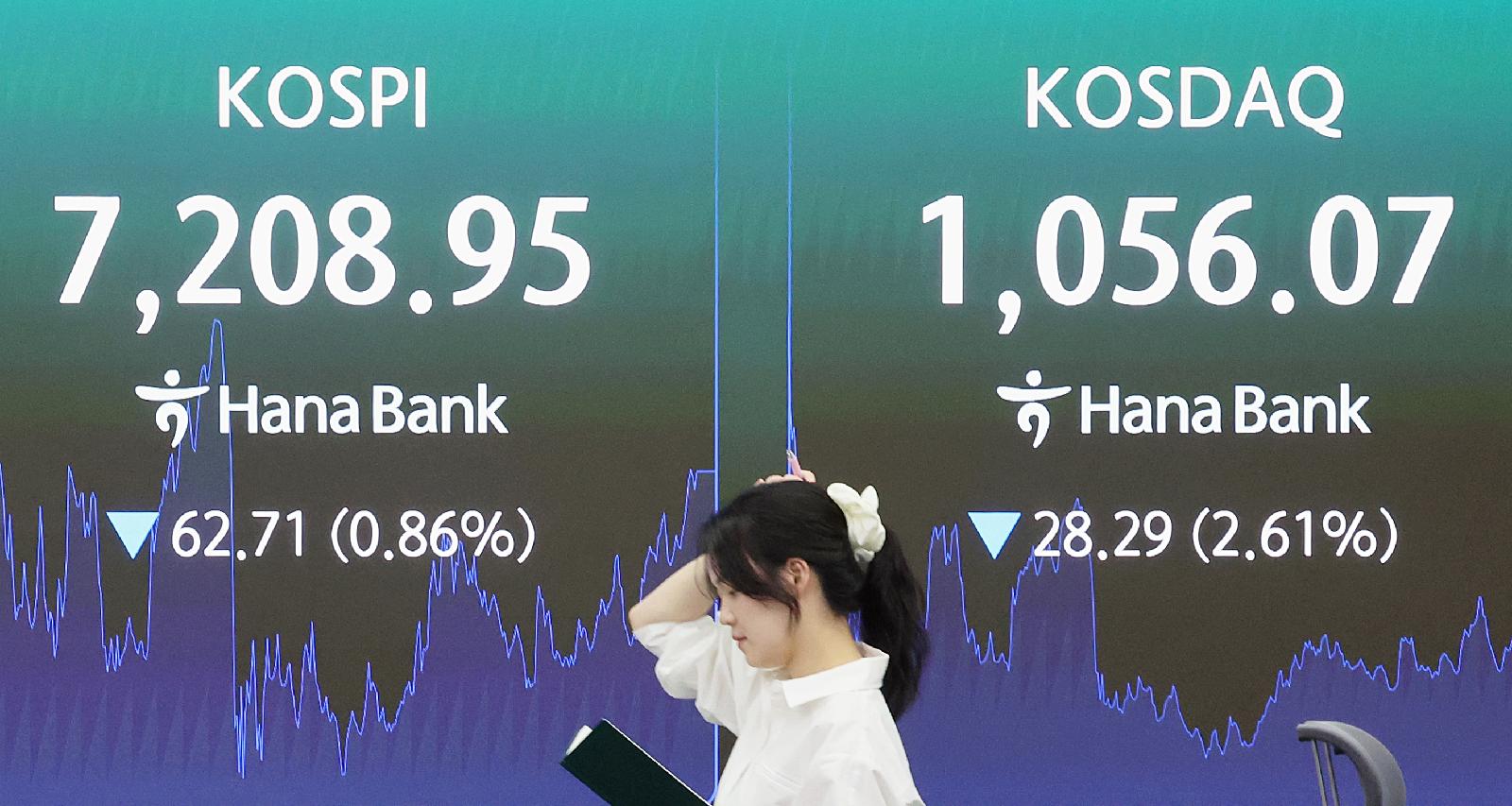 “외국인이 개미 털어먹는 날 올 줄 알았다”…열흘간 44조 순매도 관련 외국인 순매도, 반도체 차익실현, 개인 투자자, 빚투(신용융자) 투자 리포트 시각 자료